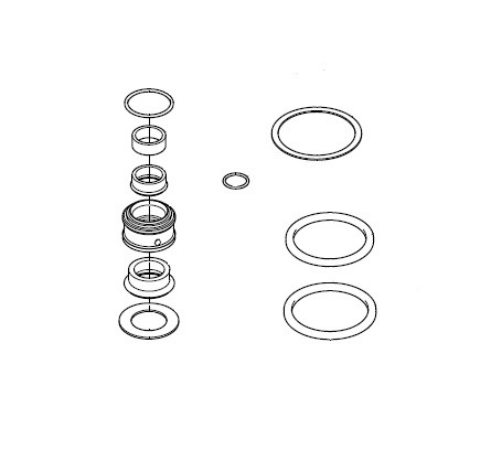 Major Repair Kit Pump Tube 7730 (393669, EUROLUBE)