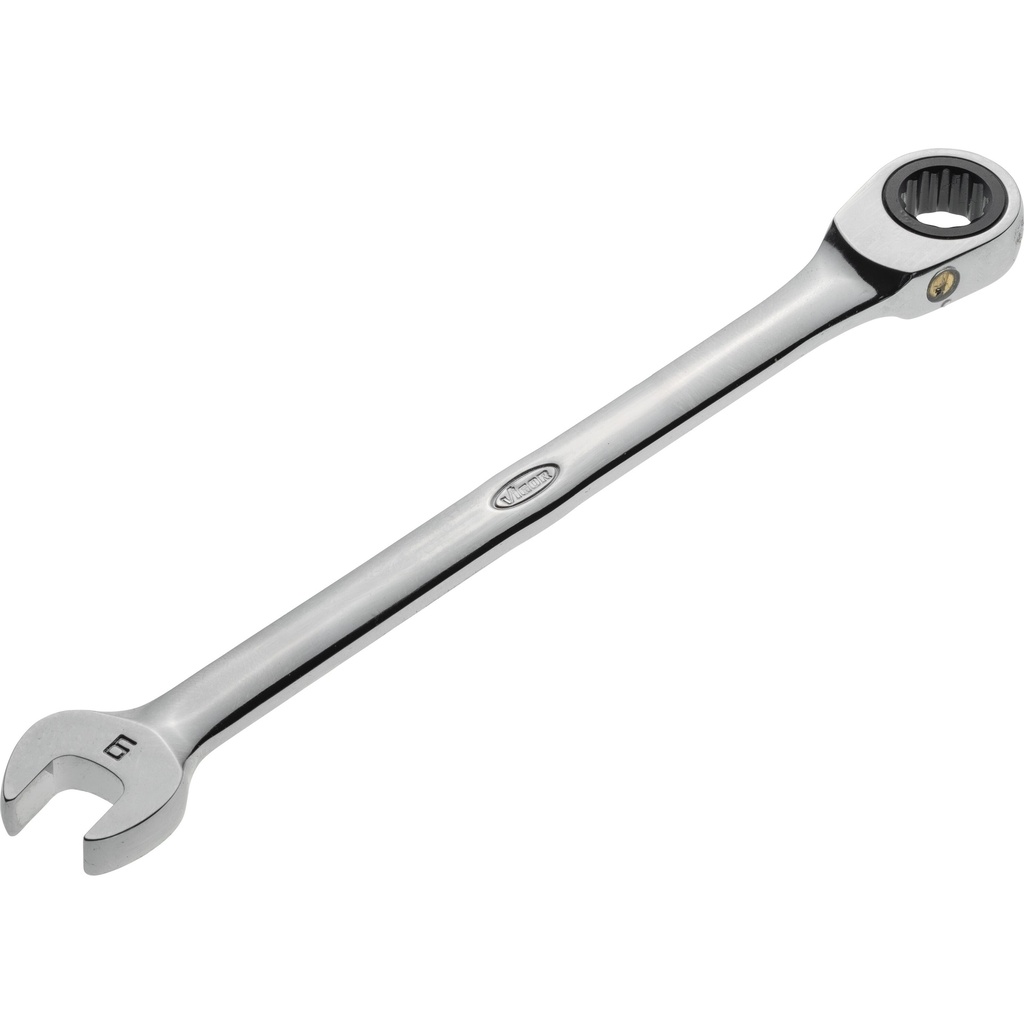 Ratcheting combination wrench ∙ long ∙ size 9 mm (V1009, VIGOR)