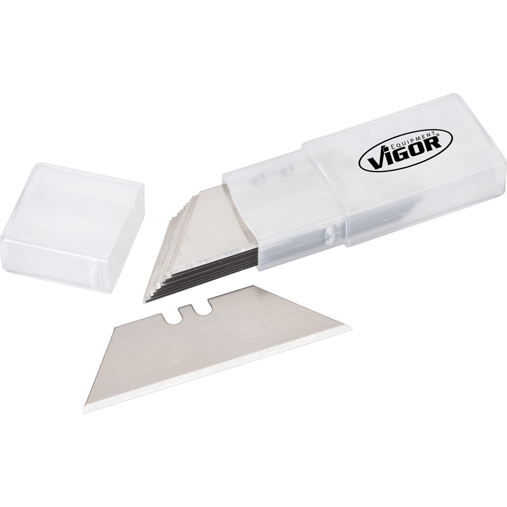Trapezoid spare blades ∙ 10 pieces (V1446, VIGOR)