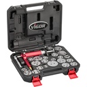 Brake piston readjusting tool set ∙ pneumatic ∙ 23 pieces (V1711N, VIGOR)