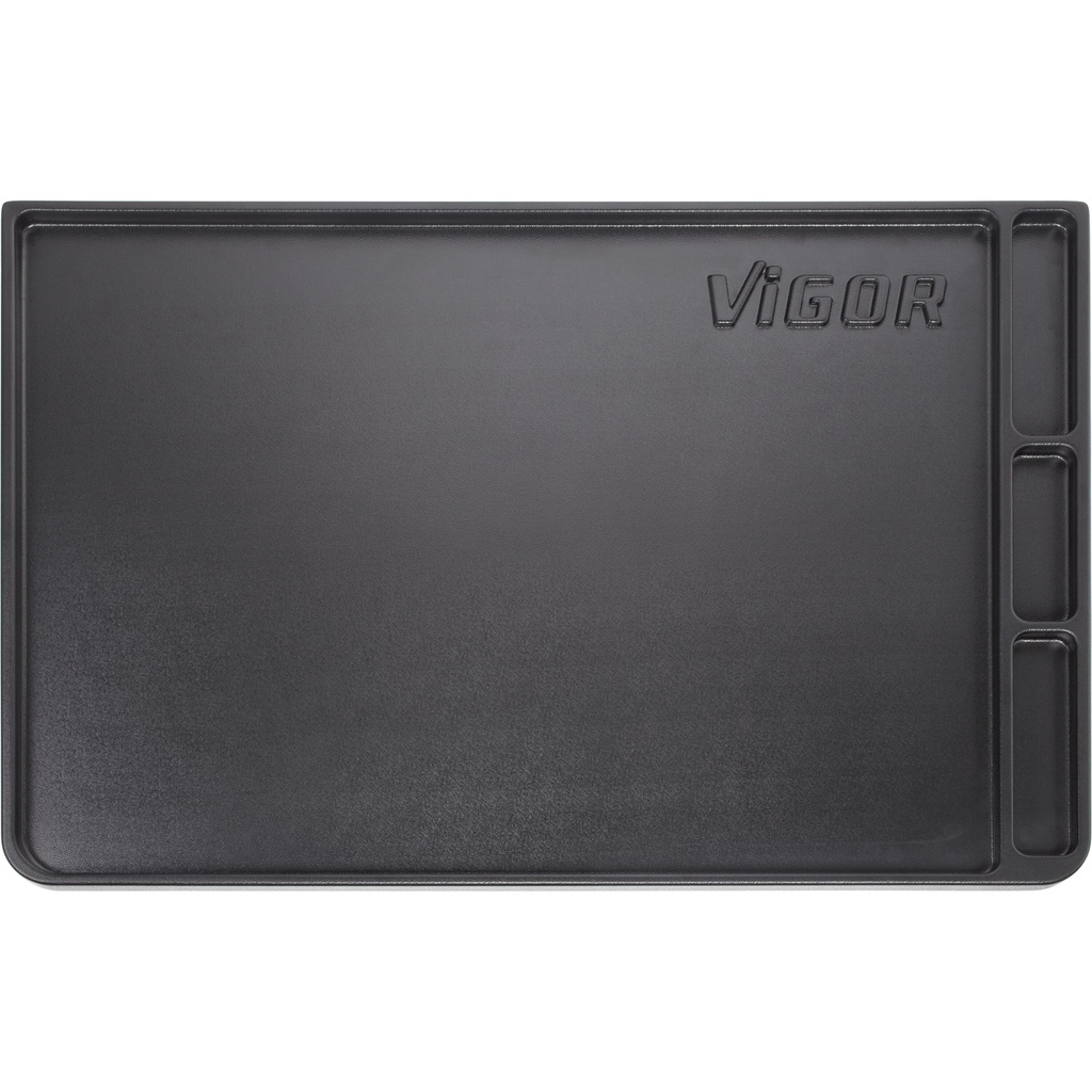 Worktop 723 x 459 mm, plastic, for tool trolley and tool chest, Series L (V1909, VIGOR)