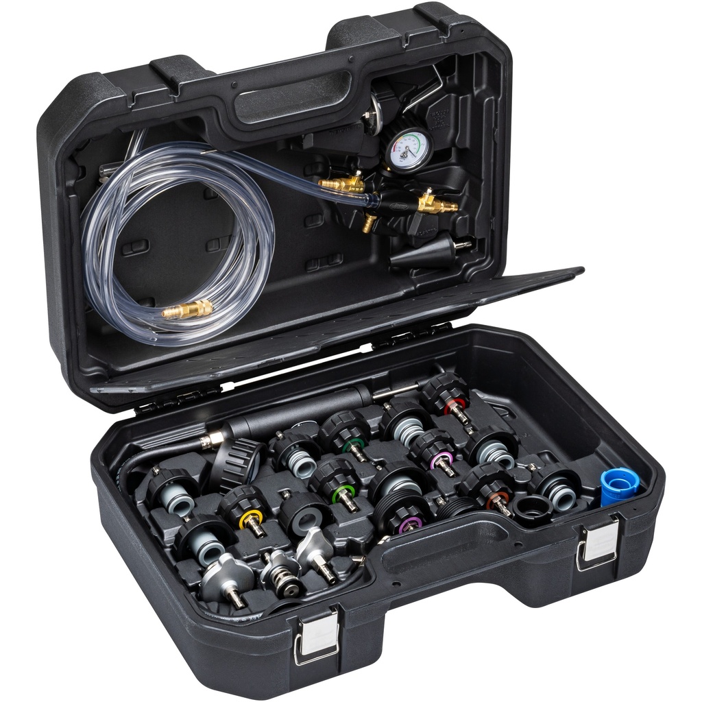 Cooling system diagnosis set ∙ 28 pieces (V1963/28, VIGOR)