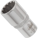 Multi-purpose profile socket 1/4 in. ∙ size 9 mm (V1982, VIGOR)