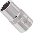 Galvutė su universaliu profiliu, 13 mm, 1/2 col. (V1991, VIGOR)