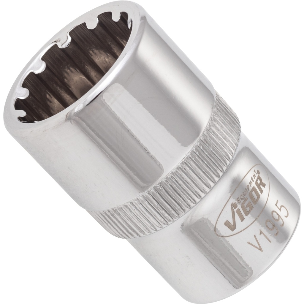 Multi-purpose profile socket 1/2 in. ∙ size 17 mm (V1995, VIGOR)
