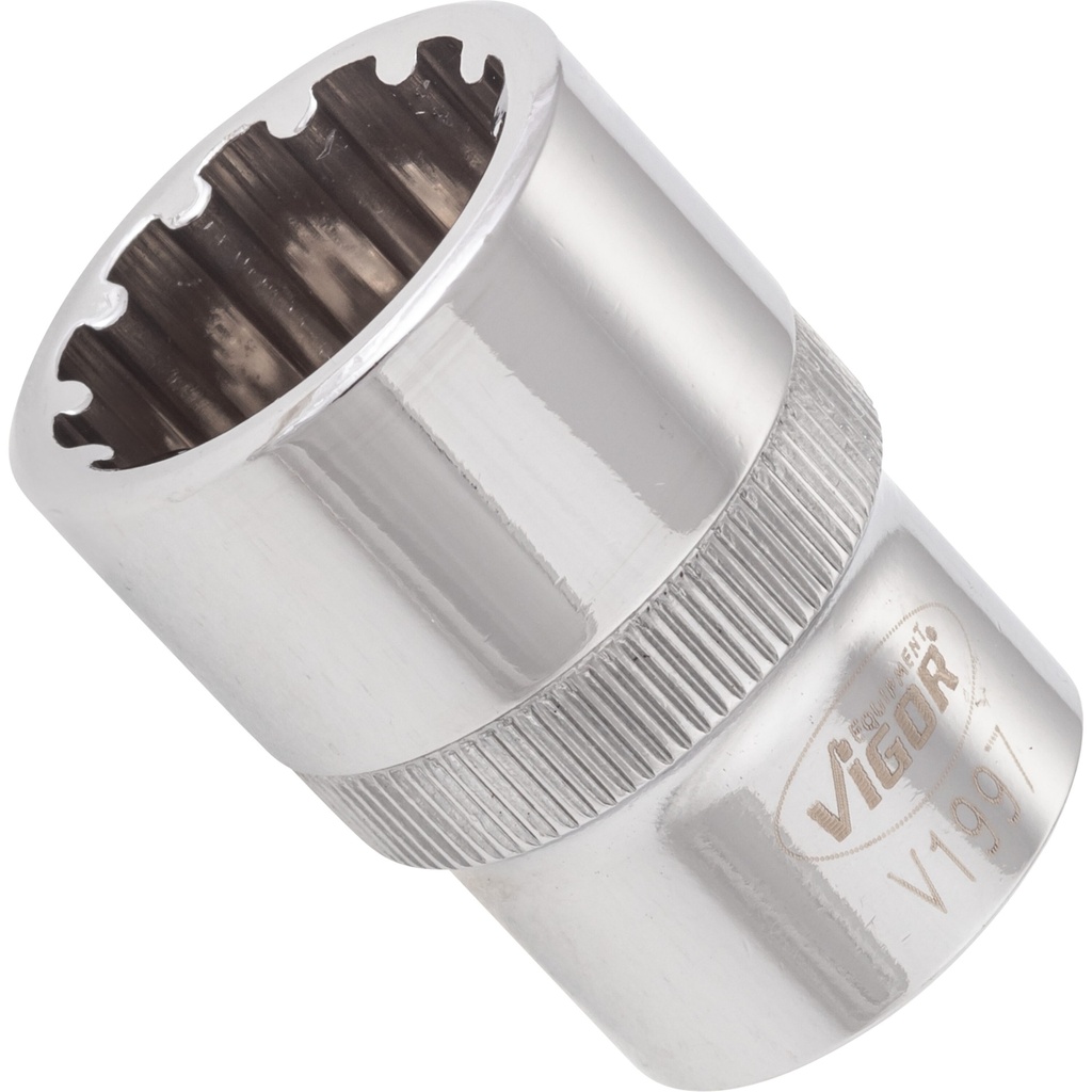 Multi-purpose profile socket 1/2 in. ∙ size 19 mm (V1997, VIGOR)
