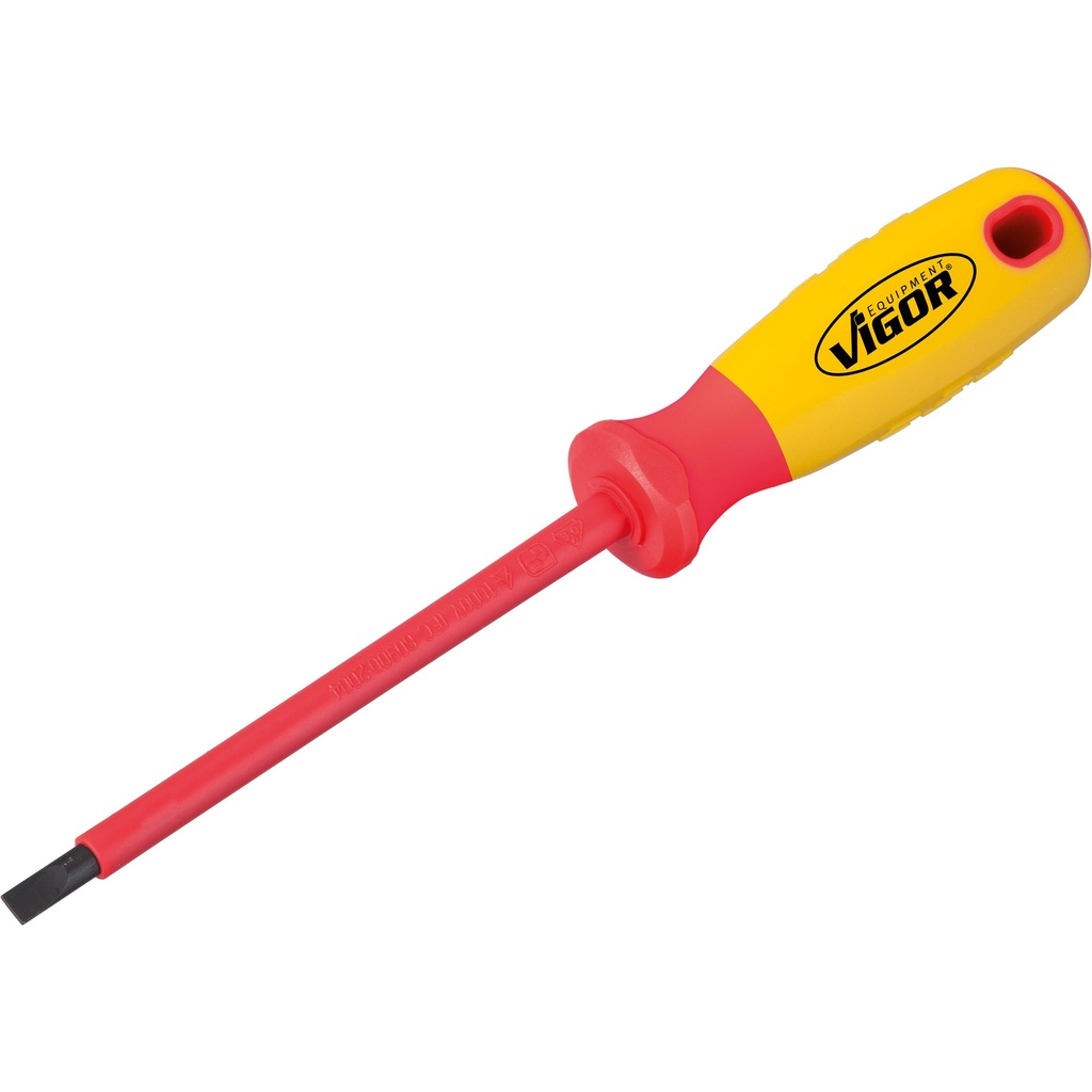 VDE screwdriver for slotted screws, 1 x 5.5 mm (V2030, VIGOR)