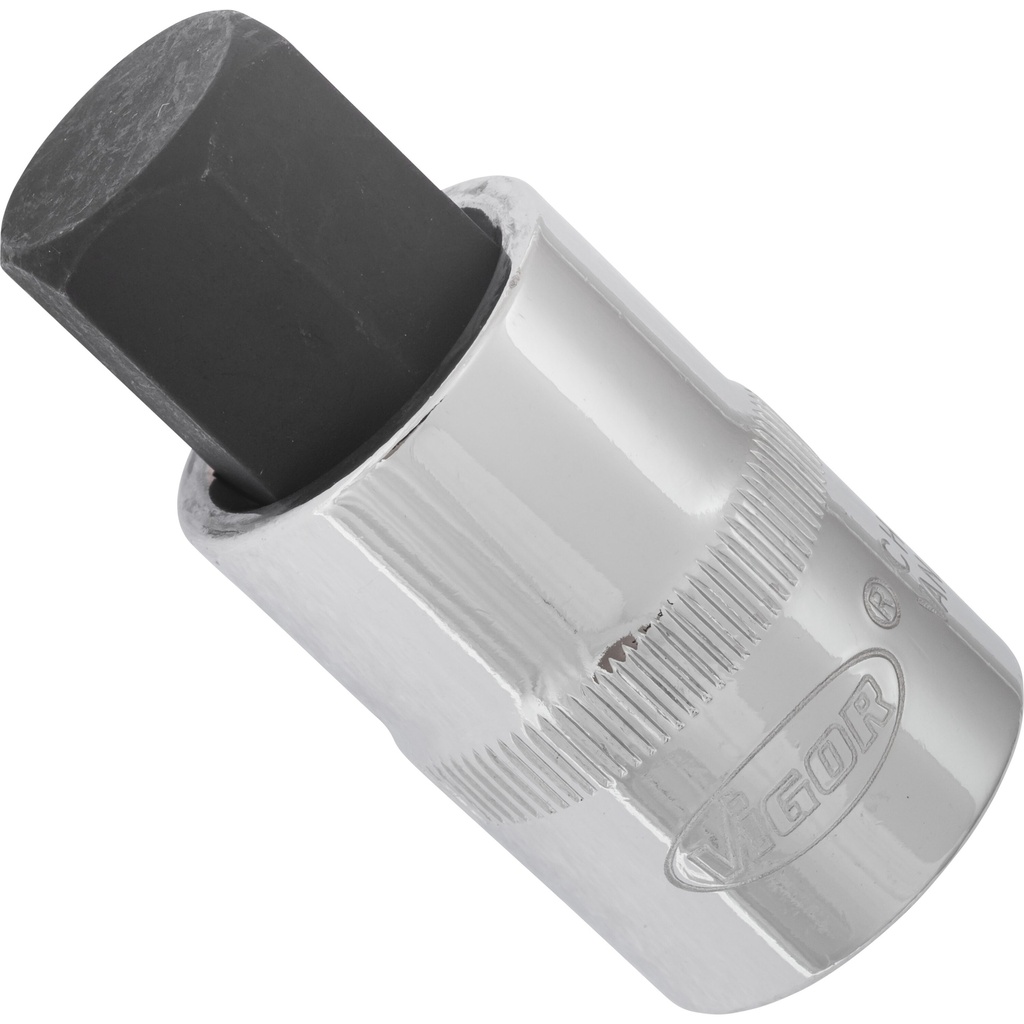 Atsuktuvo galvutė vidiniams šešiabriauniams varžtams 1/2 col. - 17 mm, ilgis 55 mm (V2069, VIGOR)