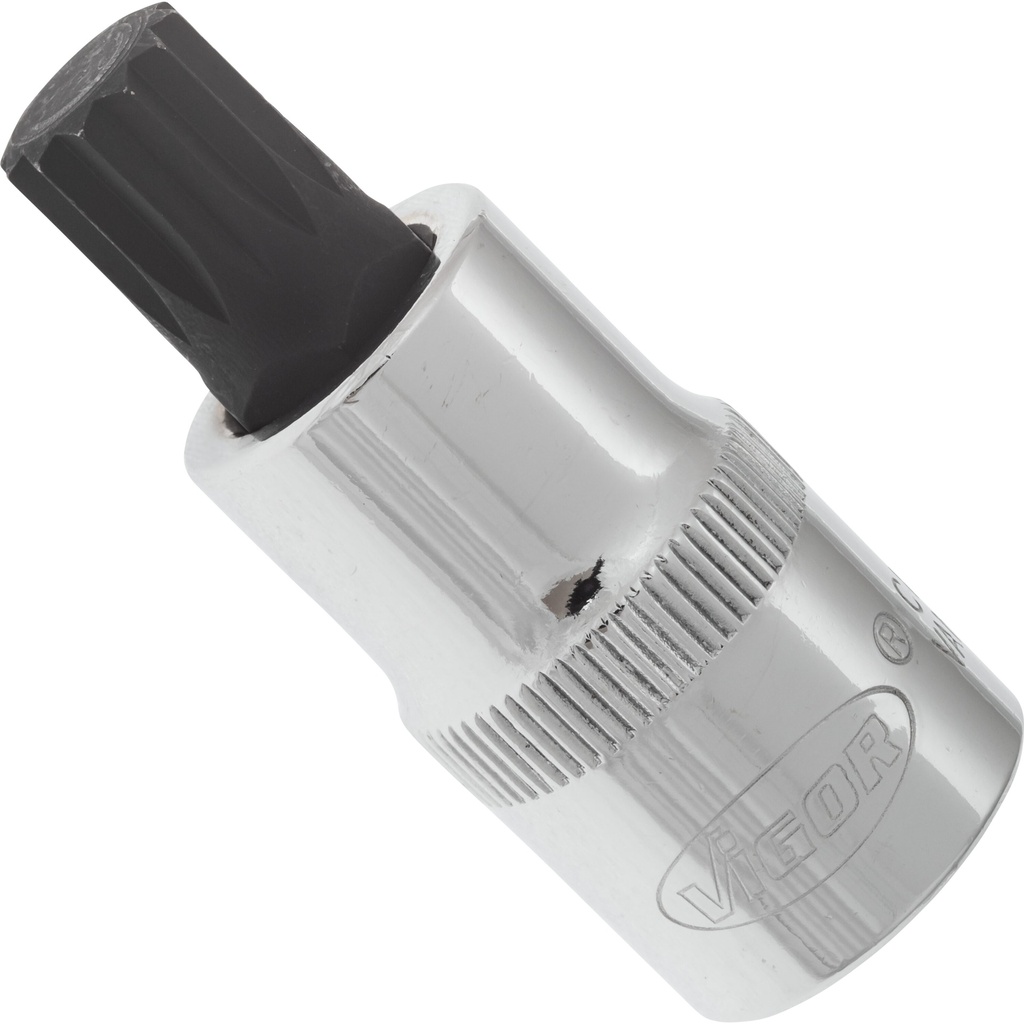 Screwdriver socket for screws with internal serration (XZN) ∙ size M12 (V2099, VIGOR)