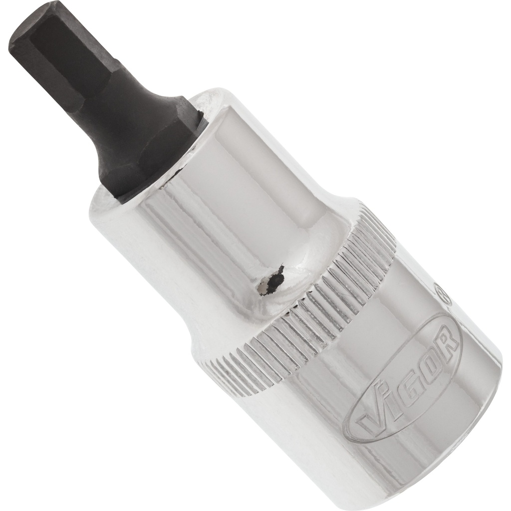 Hex socket screwdriver bit 1/2 in. - 6 mm, length 55 mm (V2102, VIGOR)