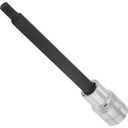 Screwdriver socket for screws with internal serration (XZN), 1/2 inch, M8, 142 mm (V2123, VIGOR)