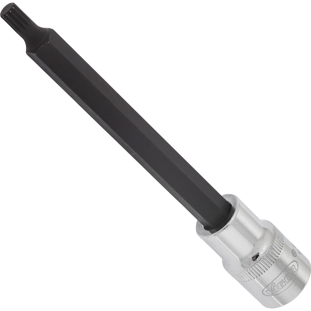 Atsuktuvo galvutė varžtams su vidiniu daugiadančiu profiliu (XZN), 1/2 col., M6, 141 mm (V2124, VIGOR)