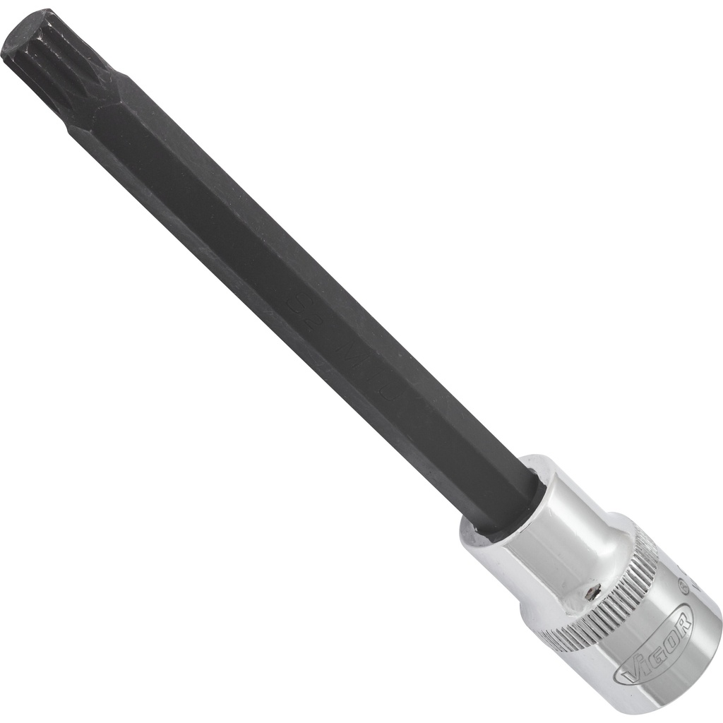 Screwdriver socket for screws with internal serration (XZN) ∙ size M10 (V2128, VIGOR)