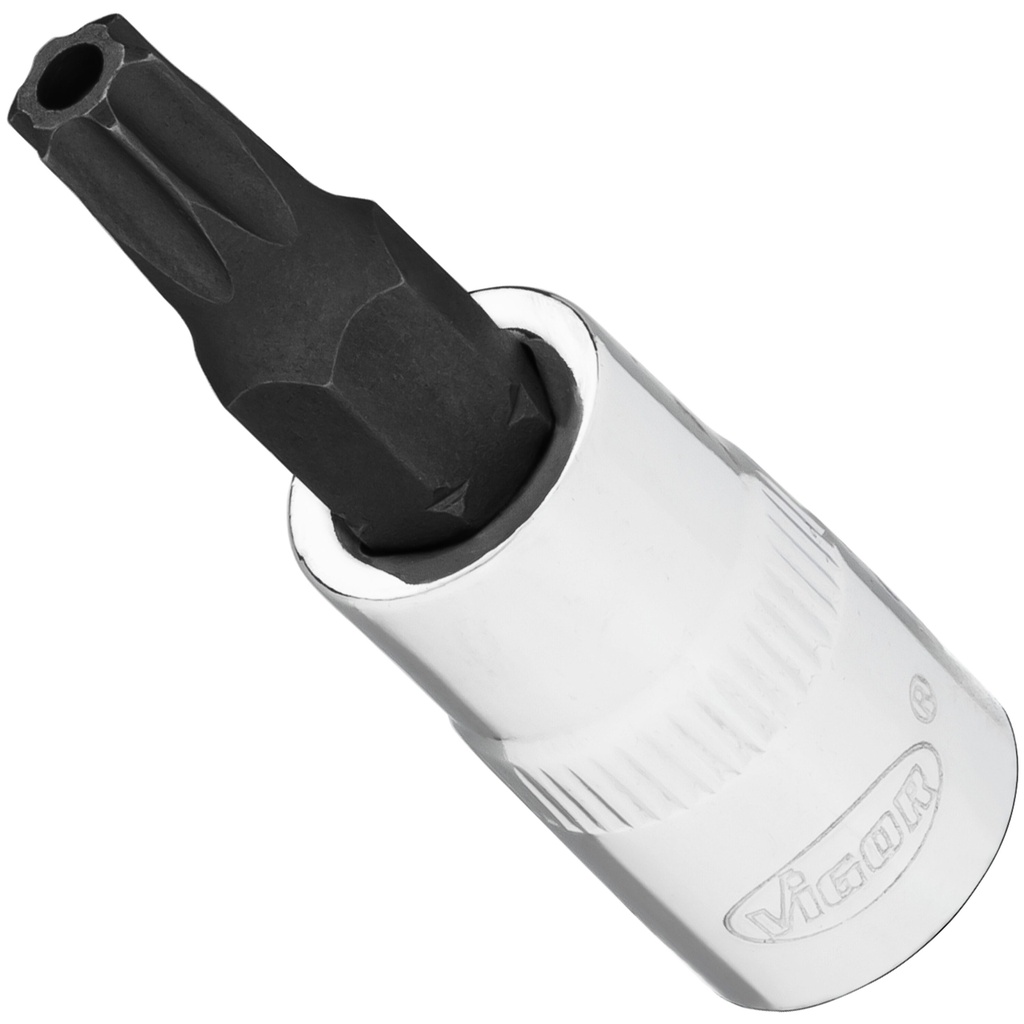 Galvutė 1/4 su apsauginiu TORX TH T27H (V2141N, VIGOR)