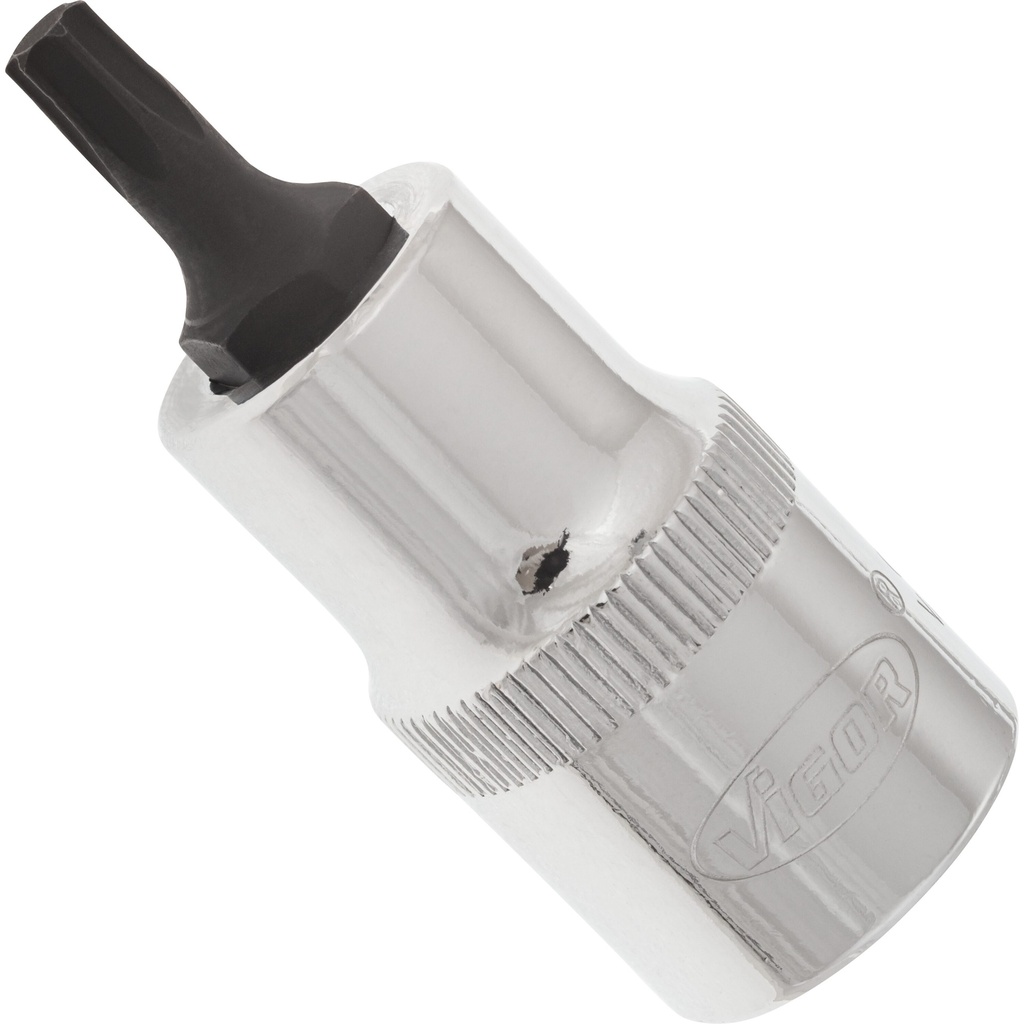 Galvutė su TORX antgaliu, T27, 1/2 col., 55 mm (V2153, VIGOR)