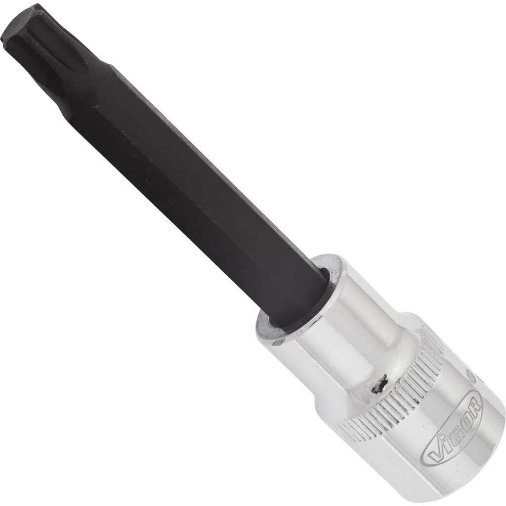 TORX screwdriver socket T50, 1/2 in., 100 mm (V2169, VIGOR)