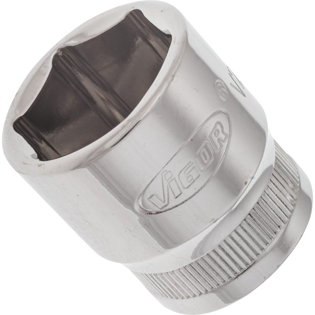 6-briaunė galvutė 3/8" 19 mm (V2265N, VIGOR)