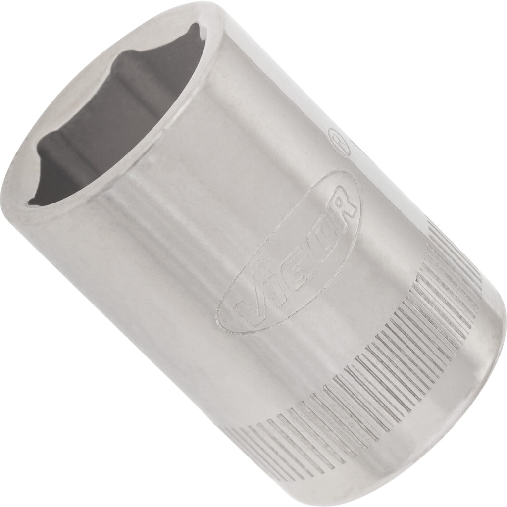 6-briaunė galvutė 1/4" 12 mm (V2272N, VIGOR)