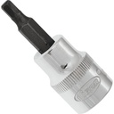 Atsuktuvo galvutė vidiniams šešiabriauniams varžtams 3/8 col. - 4 mm (V2284N, VIGOR)