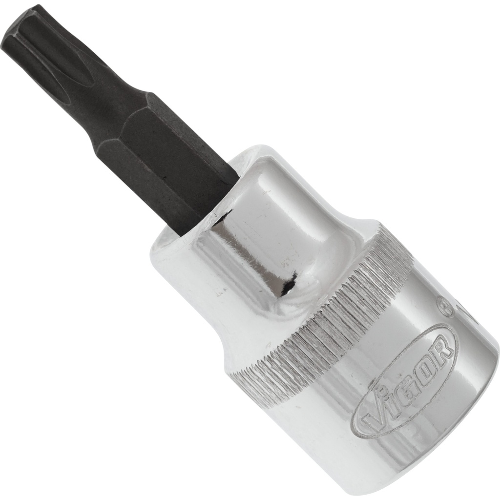 TORX bit socket, T27, 3/8 in. drive, 49 mm (V2300N, VIGOR)