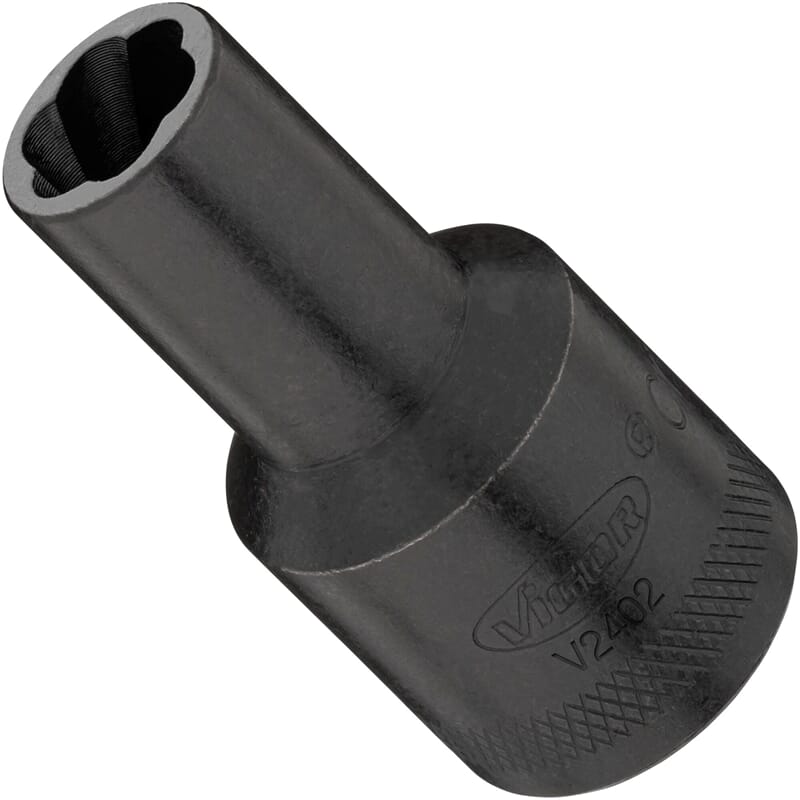 Extractor socket with spiral profile (V2402, VIGOR)