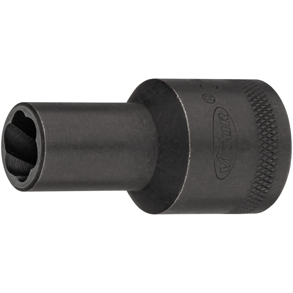 Extractor socket with spiral profile ∙ size 11 mm (V2404N-11, VIGOR)