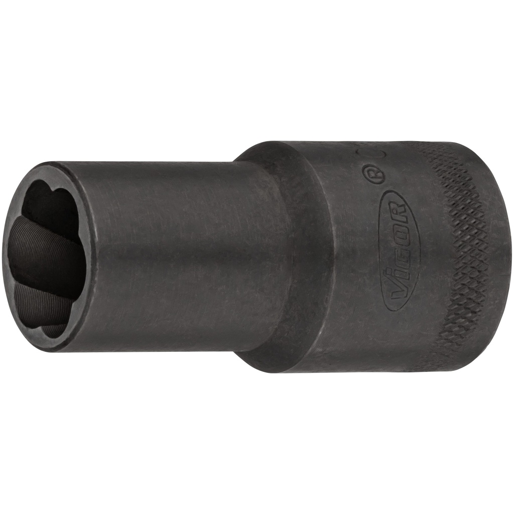 Extractor socket with spiral profile ∙ size 14 mm (V2404N-14, VIGOR)