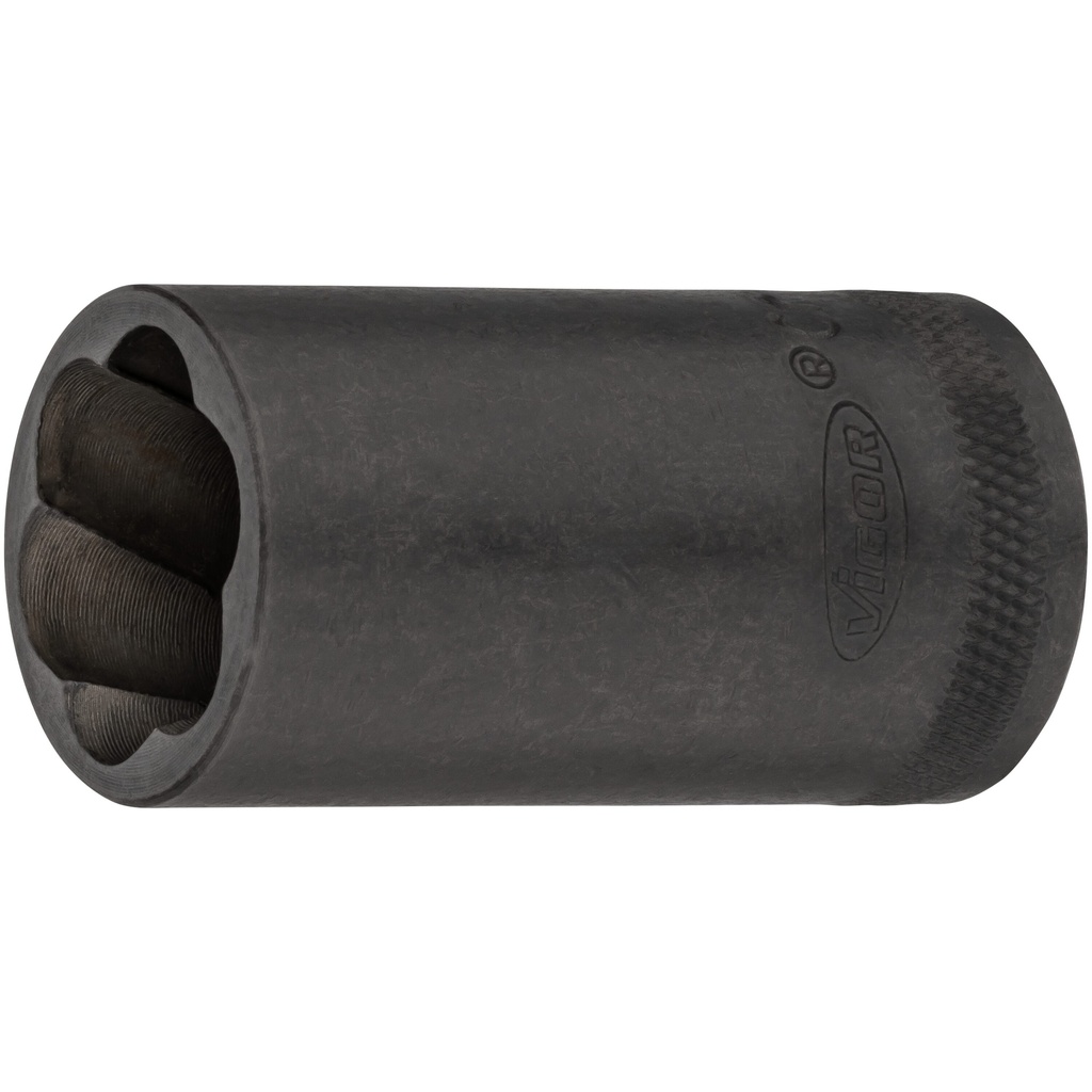 Extractor socket with spiral profile ∙ size 19 mm (V2404N-19, VIGOR)