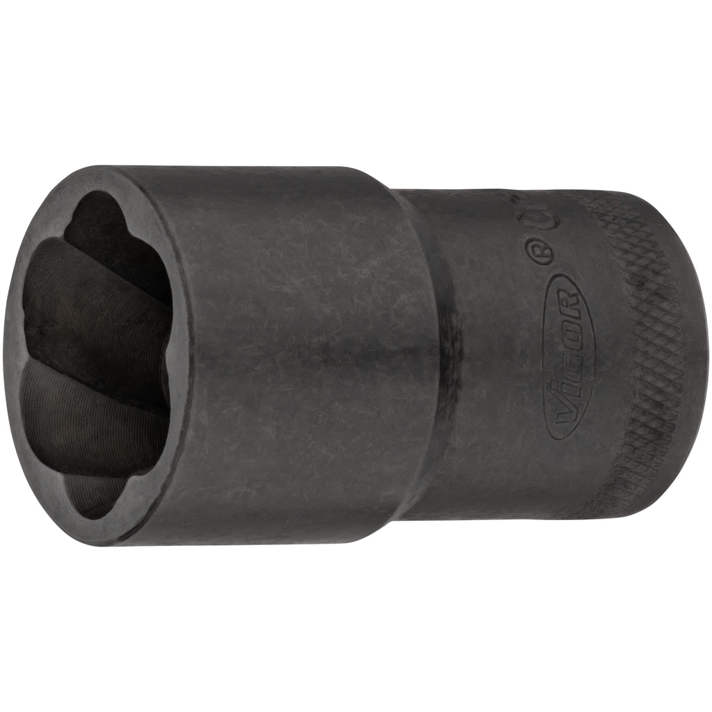 Extractor socket with spiral profile ∙ size 22 mm (V2404N-22, VIGOR)