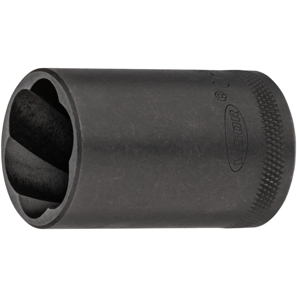 Extractor socket with spiral profile ∙ size 24 mm (V2404N-24, VIGOR)