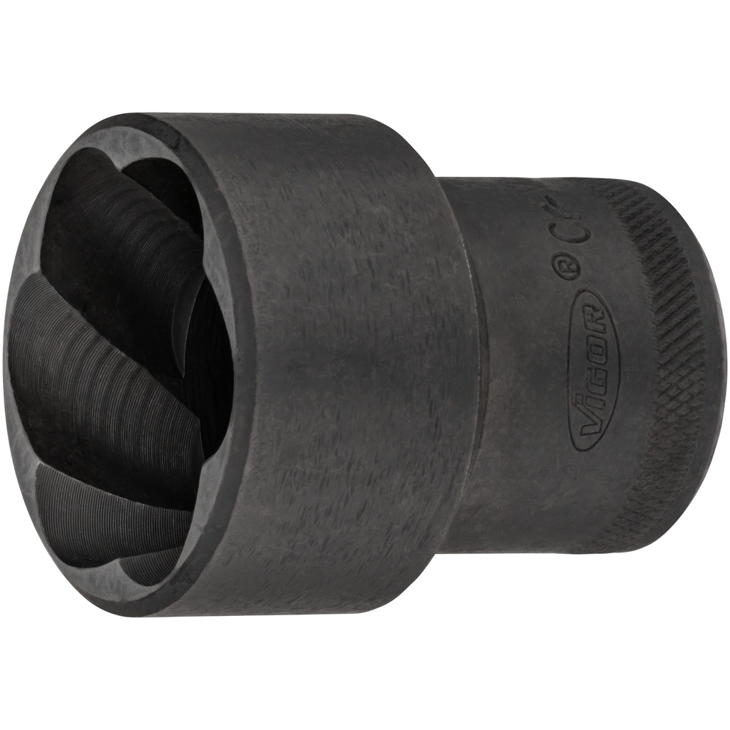 Extractor socket with spiral profile ∙ size 32 mm (V2404N-32, VIGOR)