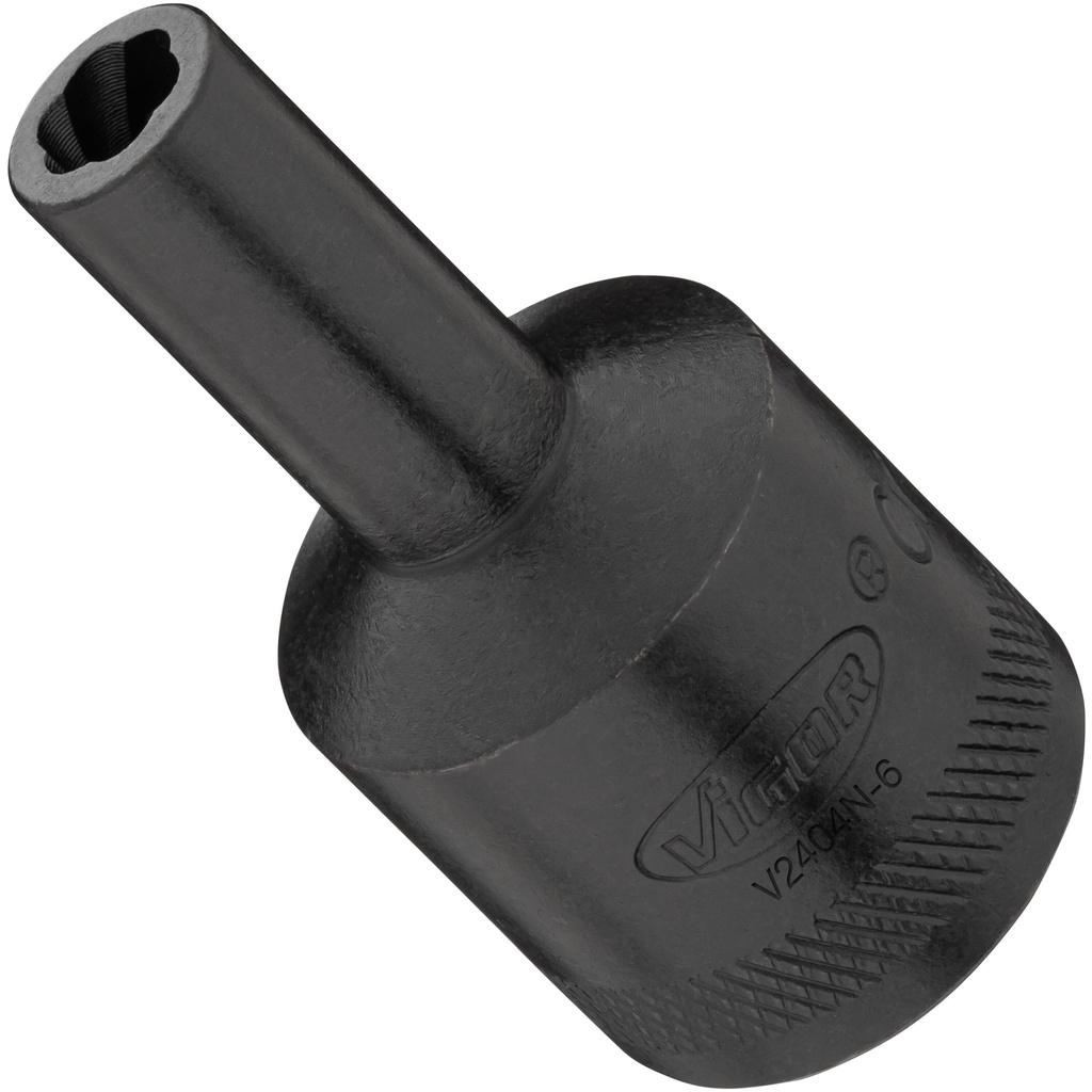 Extractor socket with spiral profile ∙ size 6 mm (V2404N-6, VIGOR)