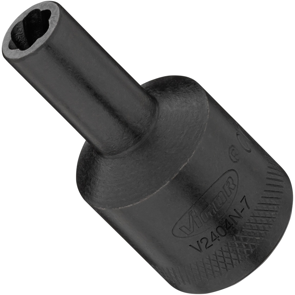 Extractor socket with spiral profile ∙ size 7 mm (V2404N-7, VIGOR)