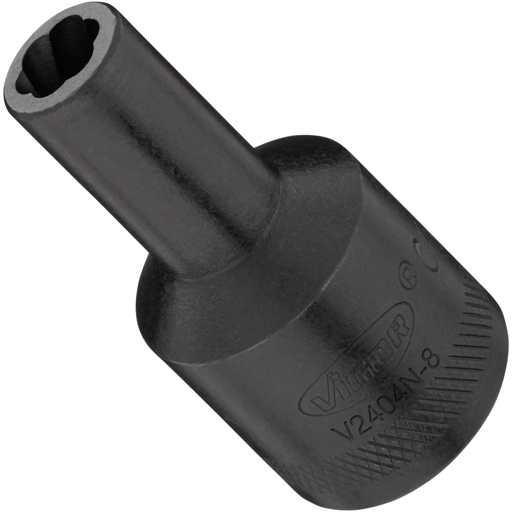 Extractor socket with spiral profile ∙ size 8 mm (V2404N-8, VIGOR)