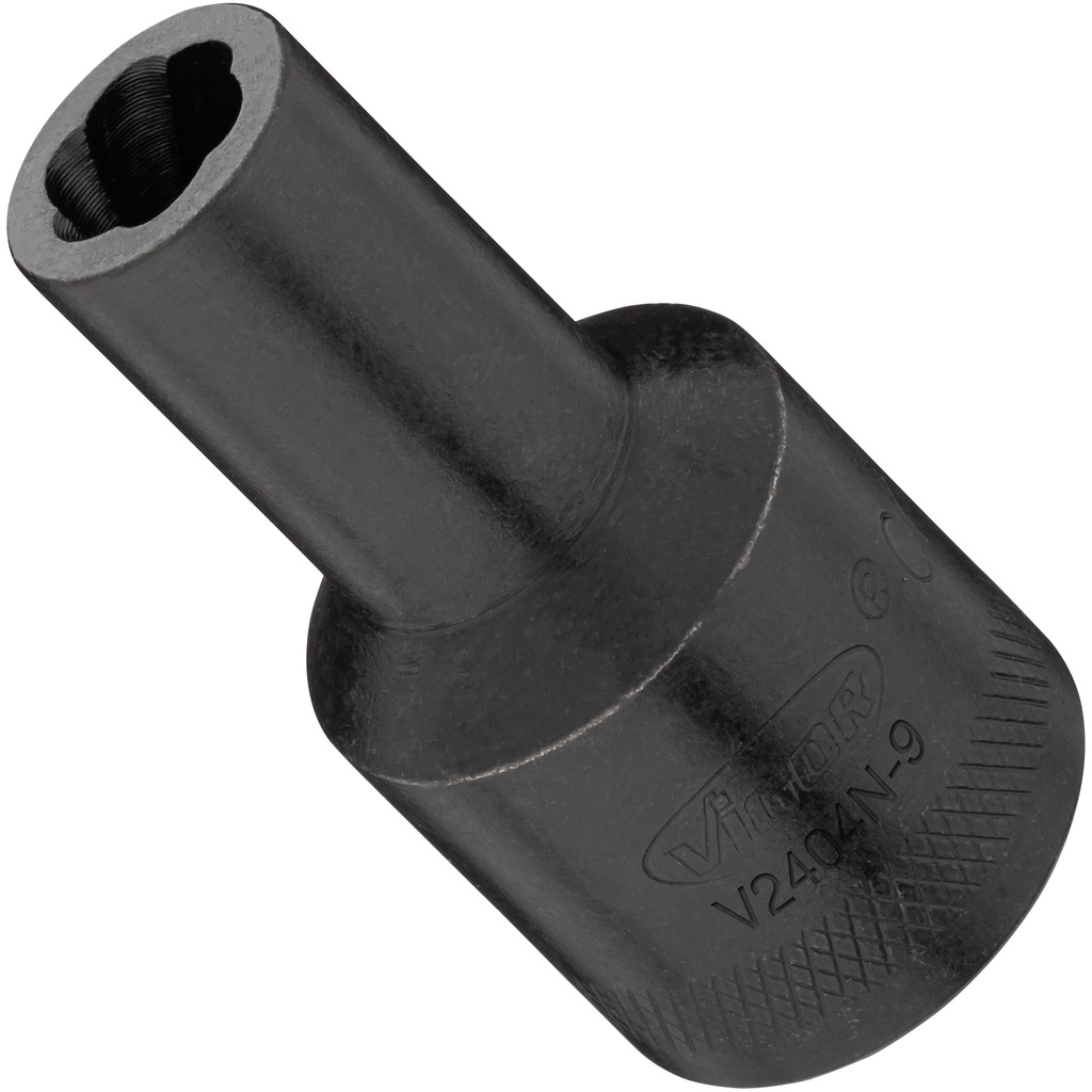 Extractor socket with spiral profile ∙ size 9 mm (V2404N-9, VIGOR)