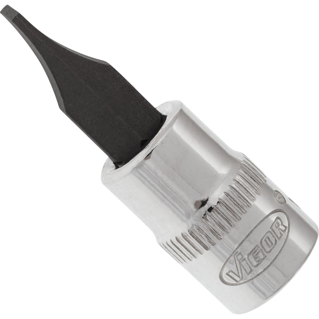 Bit socket 1/4 in. slotted 1.2 x 7 mm (V2429N, VIGOR)