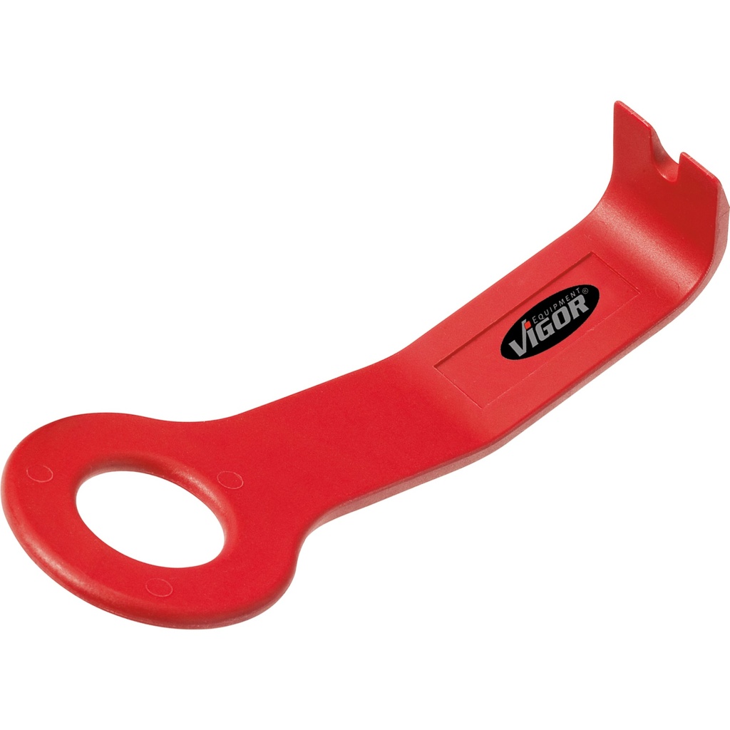 Release lever and clip release with traction eyelet (V2492, VIGOR)