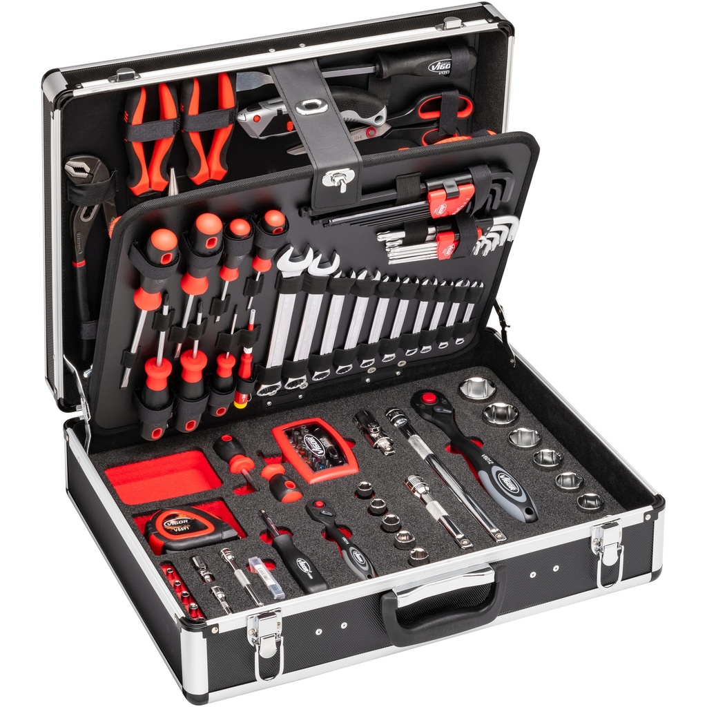 Tool case ∙ universal ∙ 143 pieces (V2542, VIGOR)