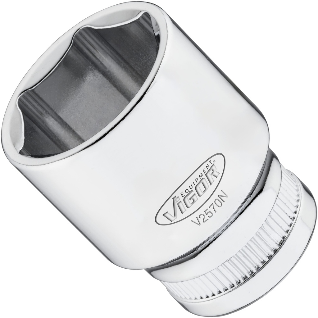 6-point socket 1/2" 24 mm (V2570N, VIGOR)