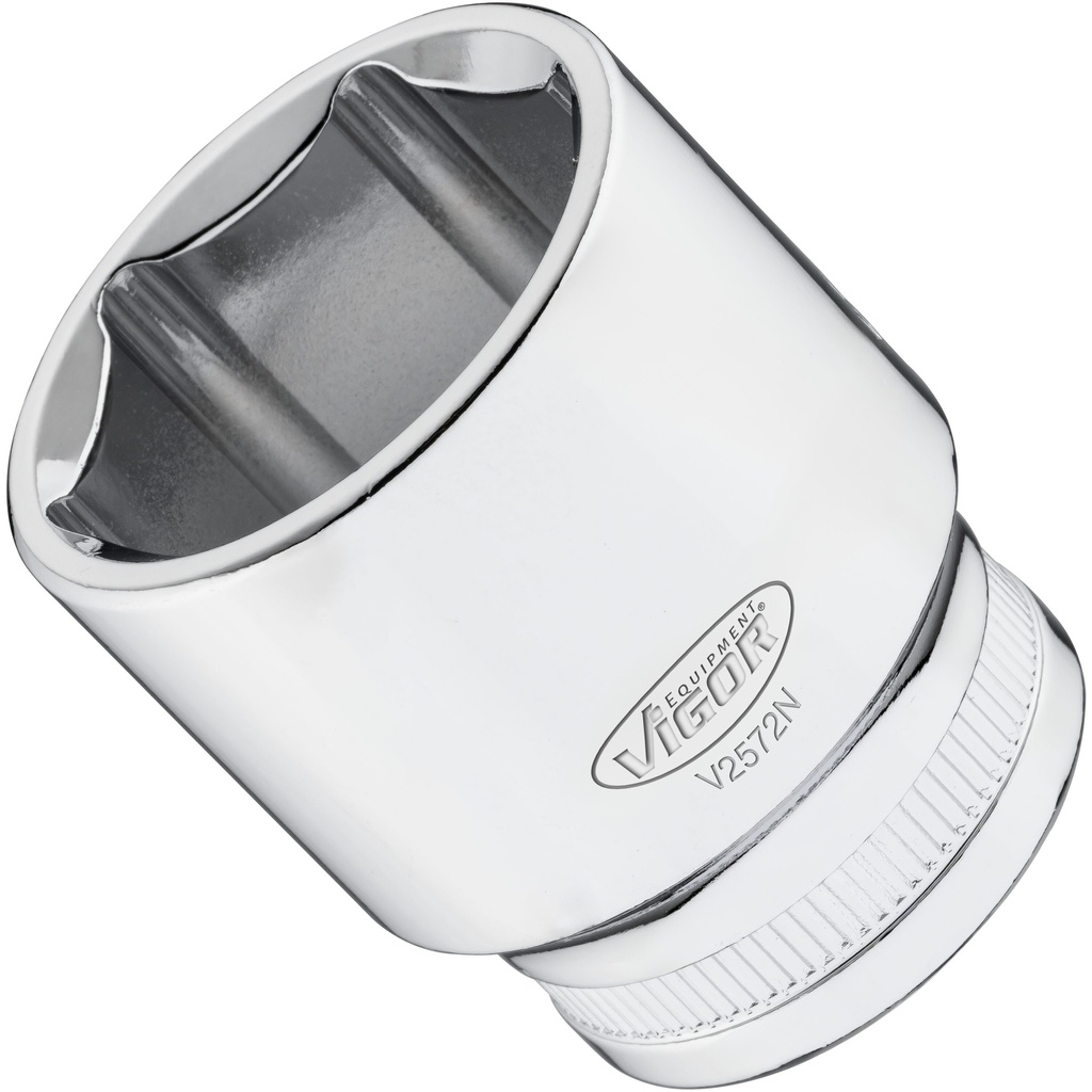 6-point socket 1/2" 30 mm (V2572N, VIGOR)