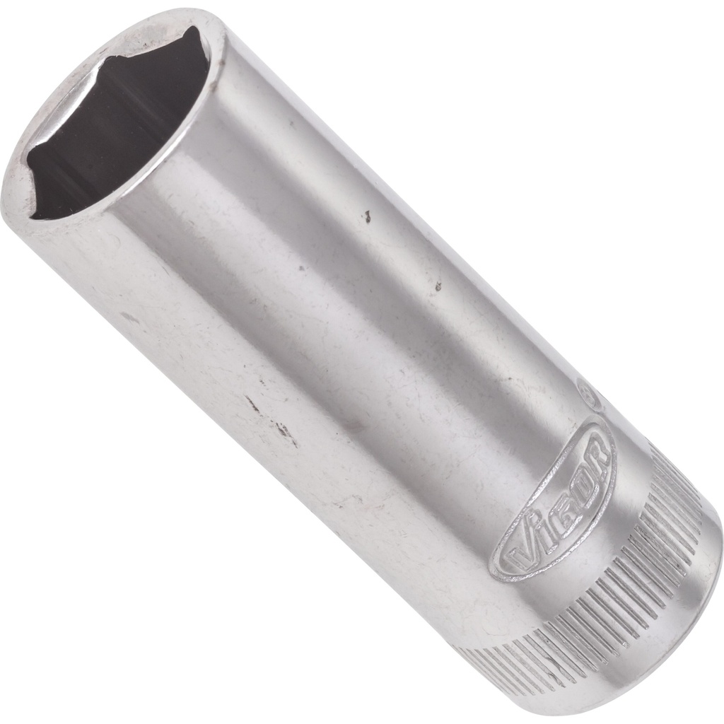 Ilga 6-briaunė galvutė 1/4" 13 mm (V2701N, VIGOR)