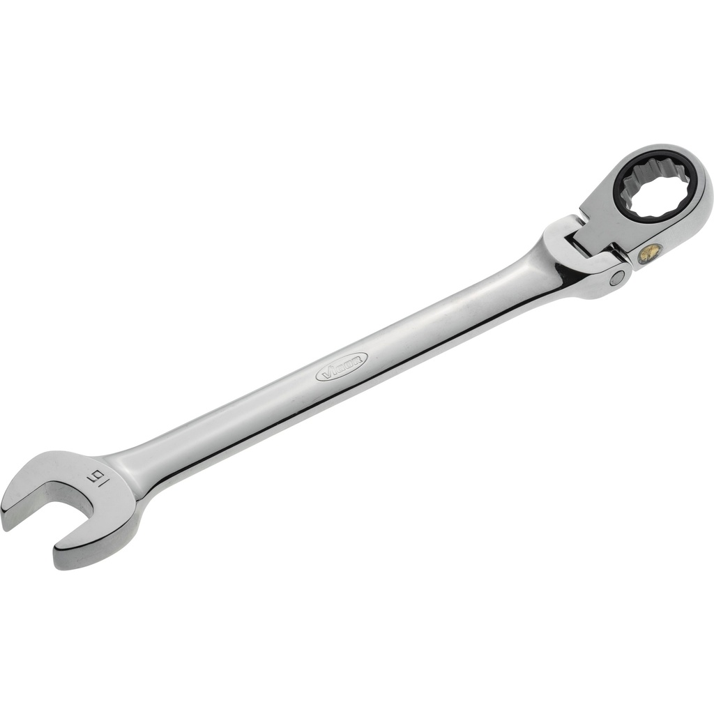 Ratcheting combination wrench with hinge ∙ size 16 mm (V2812, VIGOR)