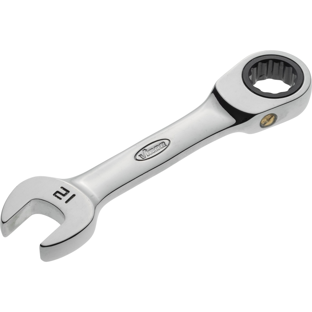 Ratcheting combination wrench ∙ short ∙ size 12 mm (V2826, VIGOR)