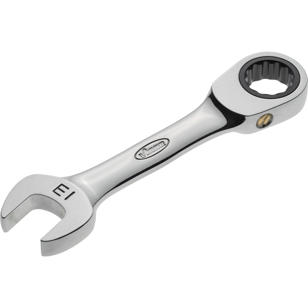 Ratcheting combination wrench ∙ short ∙ size 13 mm (V2827, VIGOR)
