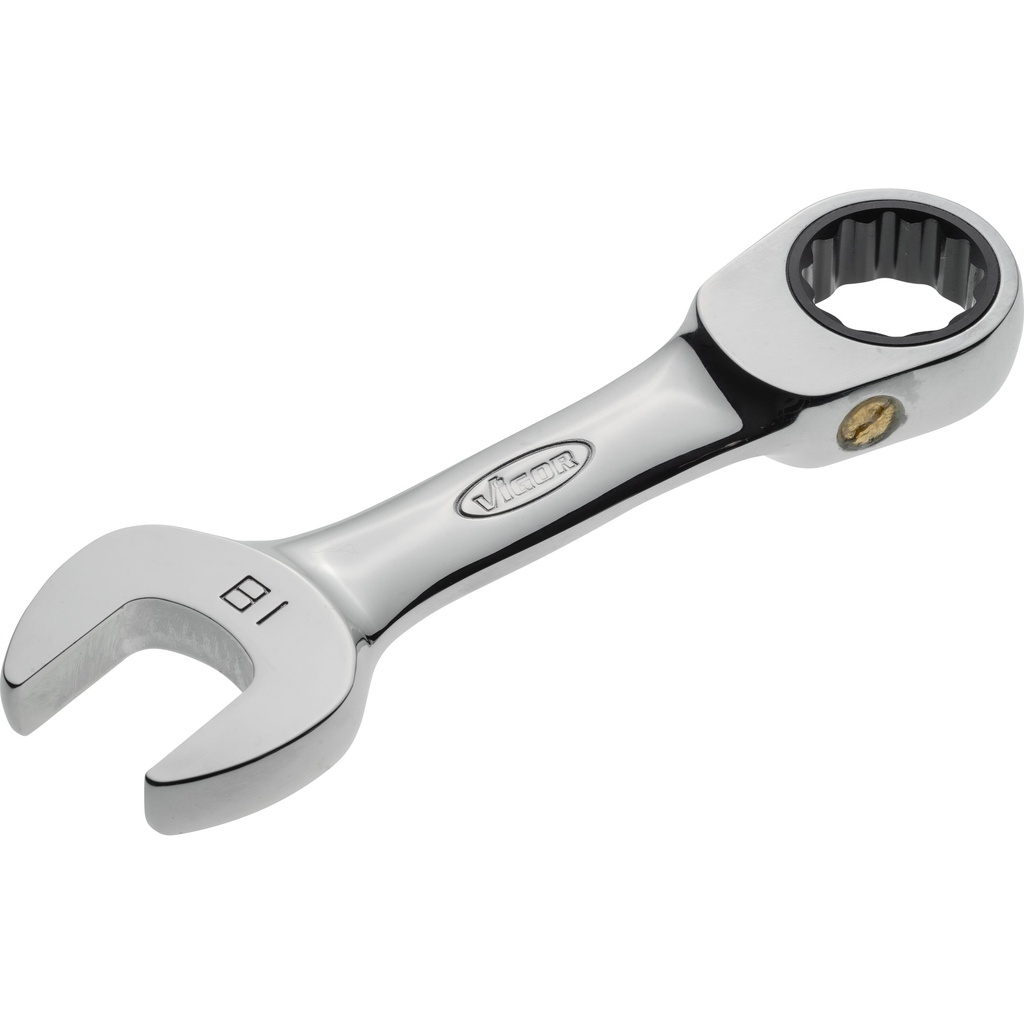 Ratcheting combination wrench ∙ short ∙ size 18 mm (V2832, VIGOR)