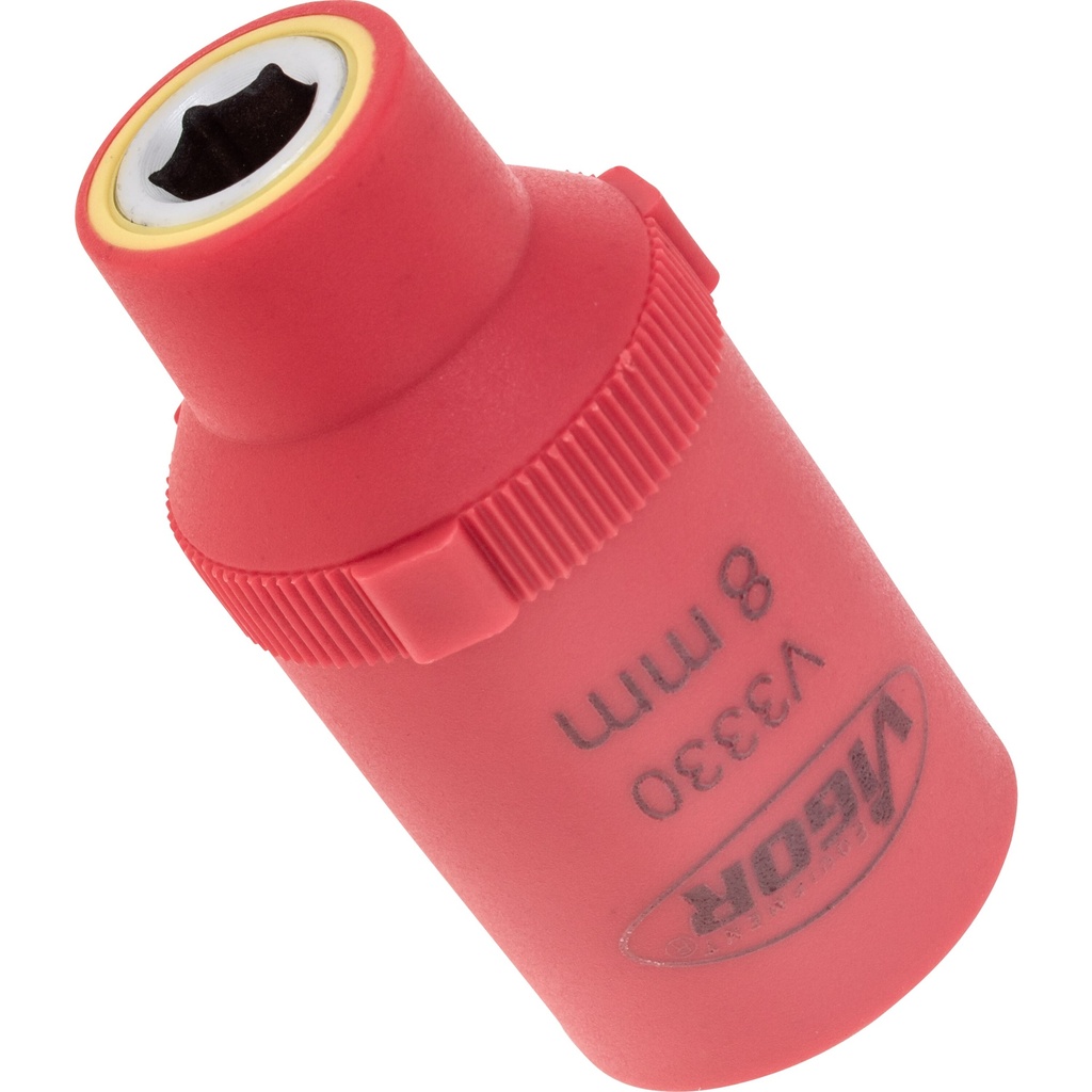 VDE hex socket 8 mm, 1/2 in. (V3330, VIGOR)