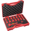 VDE socket set 1/2 in., 14 pcs (V3343, VIGOR)