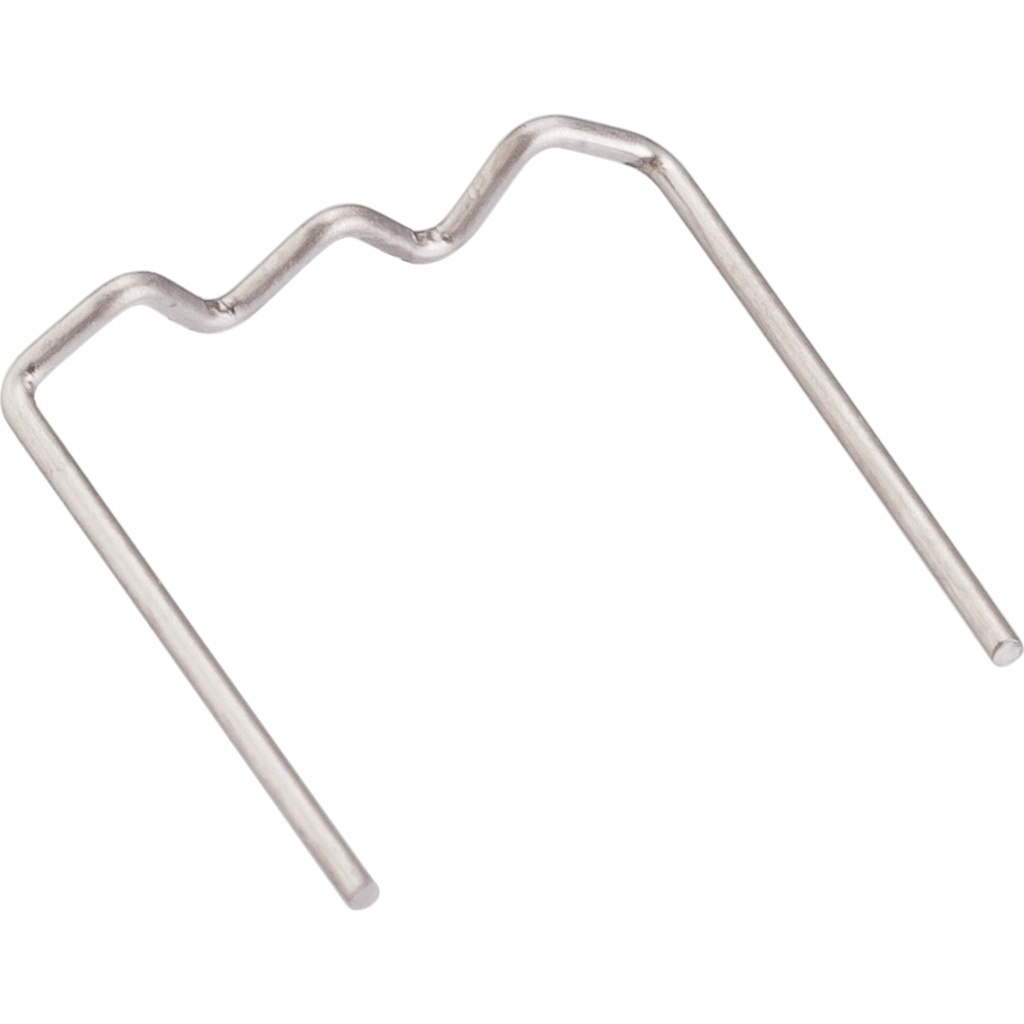 Replacement staples for plastic repair, 0.6 mm, W-shape, 100 pcs (V3673N, VIGOR)