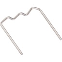 Replacement staples for plastic repair, 0.6 mm, W-shape, 100 pcs (V3673N, VIGOR)