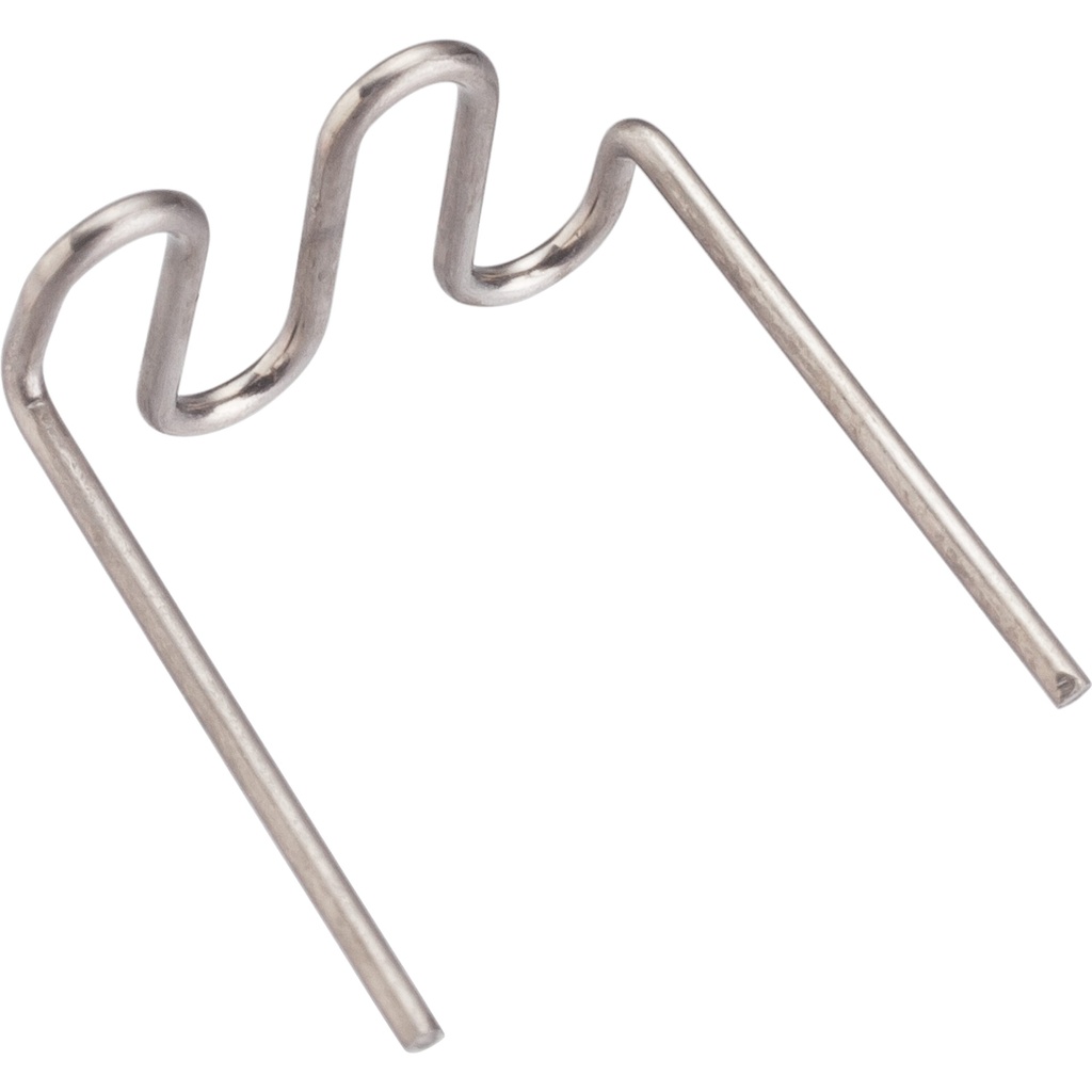Replacement staples for plastic repair, 0.6 mm, U-shape, 100 pcs (V3676N, VIGOR)